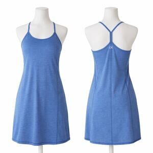 Calvin Klein Performance Blue Racerback Mini Dress M Travel Athleisure NWT